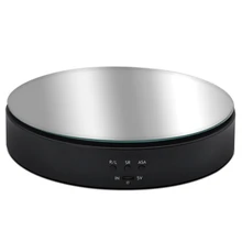 Merchandise Display Base 360 Degree Electric Rotating Turntable for Photography Automatic Revolving Platform Perfect for 360