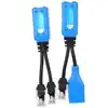 uPOE cable kit RJ45 splitter combiner CCTV POE Adapter Cable Passive Power Cable For IP Camera 2