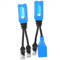 uPOE cable kit RJ45 splitter combiner CCTV POE Adapter Cable Passive Power Cable For IP Camera 2