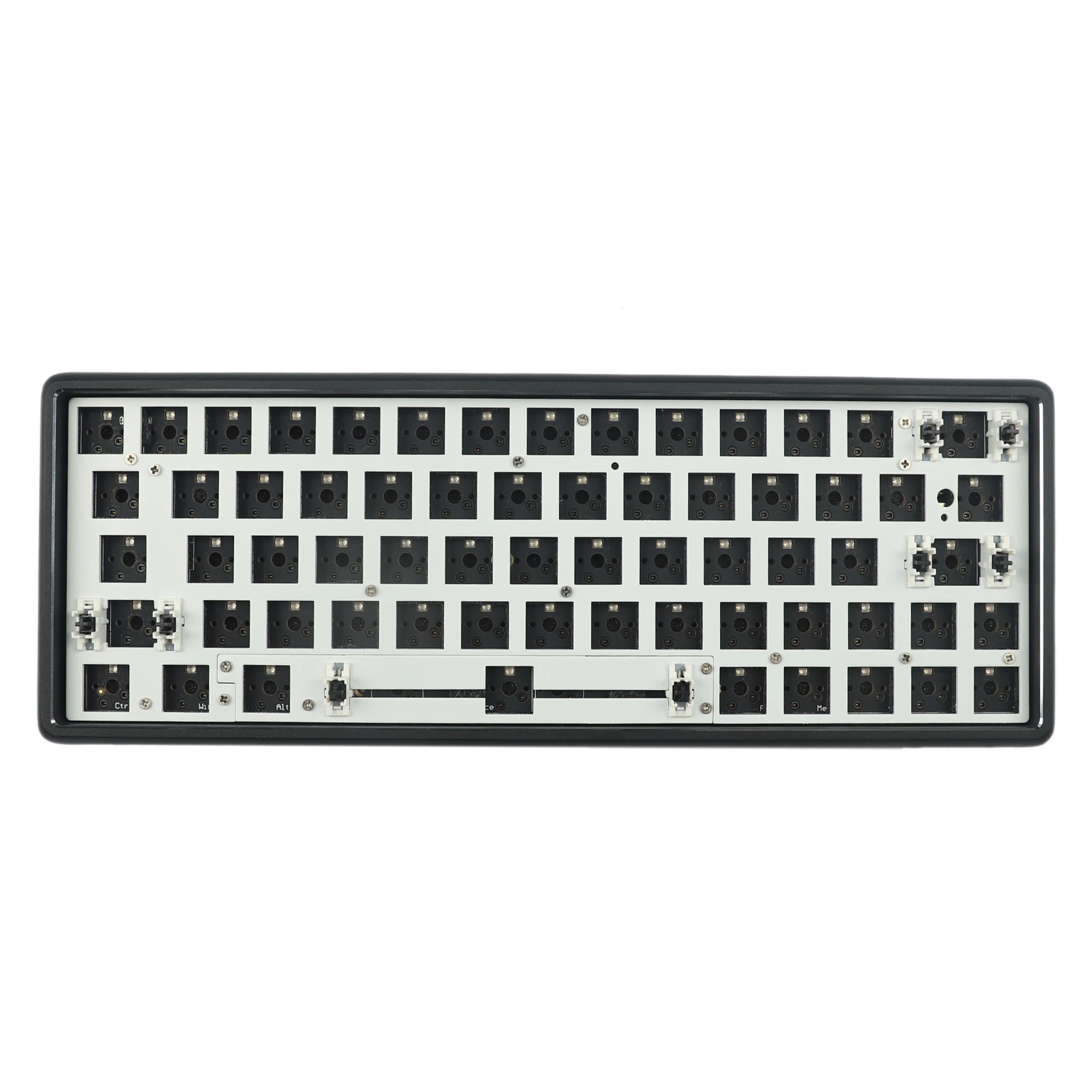 

GK61 барабан 61 GK64 барабан 64 RGB горячей замены механическая клавиатура набор программируемое проводное заменяемое пространство в алюминии