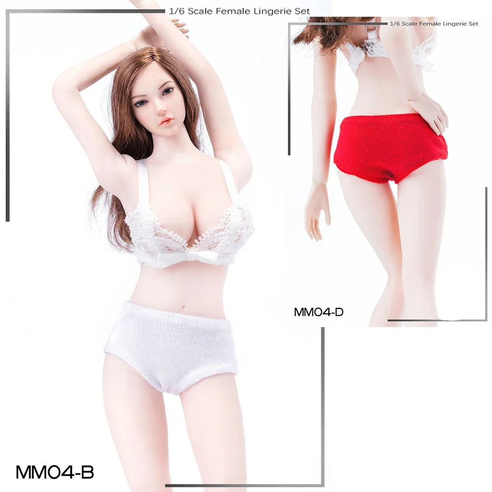 Нижнее белье в масштабе 1/6 сексуальные женские нижние брюки MM04 трусики защитные