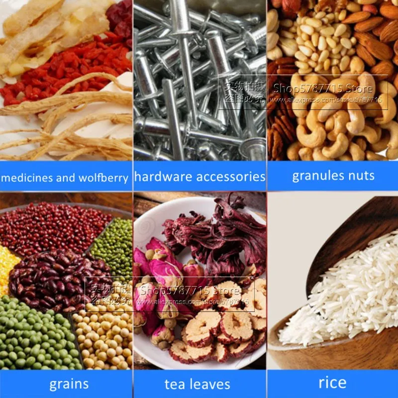 Packaging Filling Machinery Automatic Weighing Granules Powder Packing Machine For Rice Grains Nuts