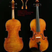 Настоящая фотография исключительная скрипка собственный Мастер Работы 200-y старая ель