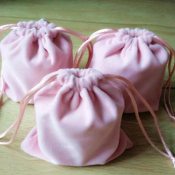 

Custom Drawstring Bags 9*12 cm size Velevt Wedding Bags Gifts for Bride Bridesmaid Bridal party Birthday Girl Gift Drawstring