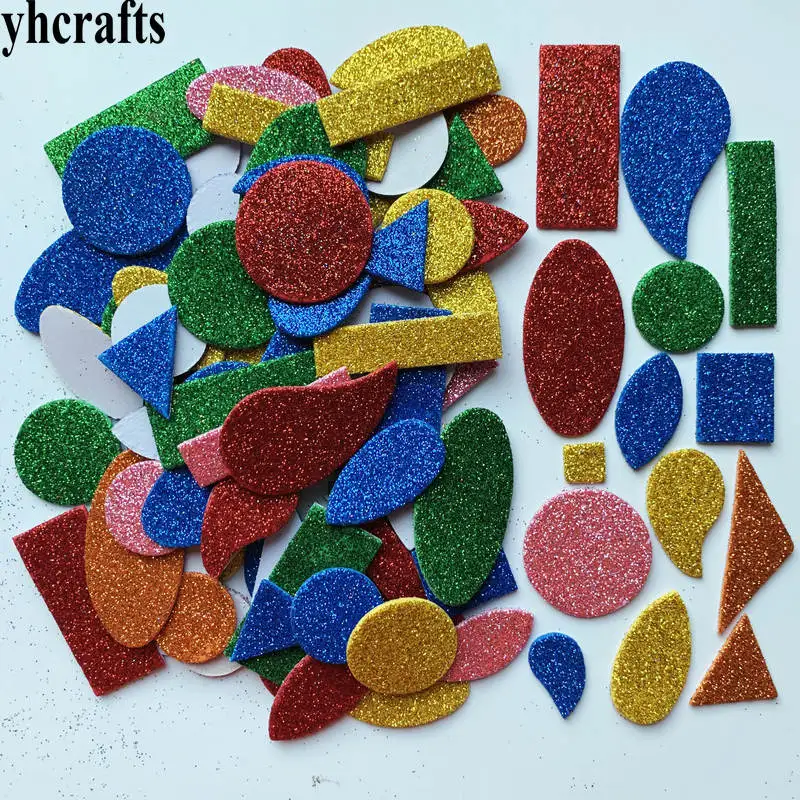 950PCS irregular 900 шт.(10 сумок)/лот 0-9 цифр блестящие пенопластовые наклейки 10 дизайн набор для скрапбукинга Ранние развивающие детский сад игрушки OEM - Цвет: 950PCS irregular