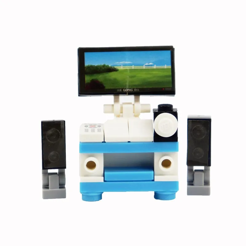 

Legoing MOC Blocks The Television TV Assemble Models Building Blocks Toys for Children MOC Creative Learning DIY Gifts Toys