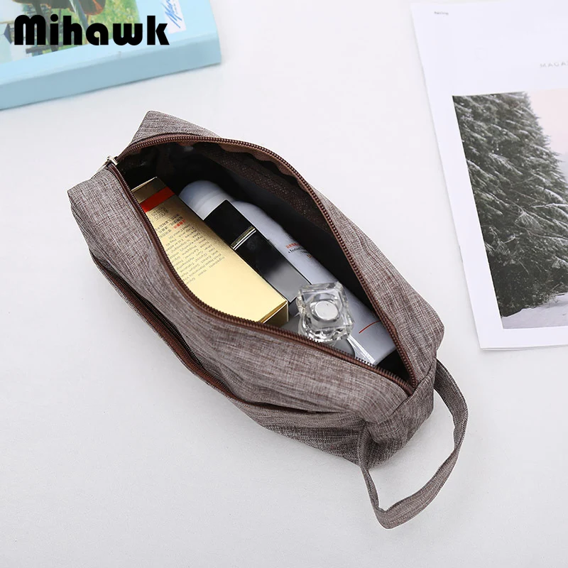 

Mihawk Men's Women's Casual style Portable Cosmetic Bags Storage Pouch Storage Small Objects Organizer Accessory Supply Products