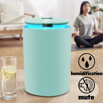 

260ML Ultrasonic Air Humidifier USB Essential Oil Diffuser Car Candle Purifier Romantic Soft Light Aroma Anion Mist Maker