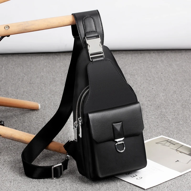 Fashion Male Crossbody Bag Murse Back Anti-theft Zipper Handbag Sling Bags 10.1" Tablet IPAD Putable Shoulder Bag Purse
