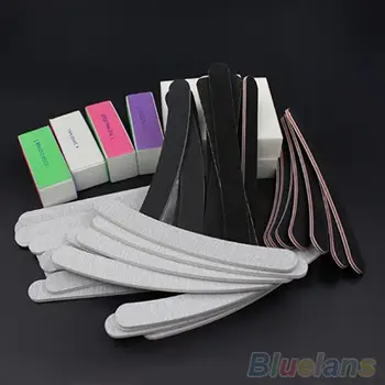 

13 Pcs/Set Easy to Use Nail ProfessionalArt Sanding Files Buffer Block Acrylic UV Gel Manicure Tool Nail Sets & Kits