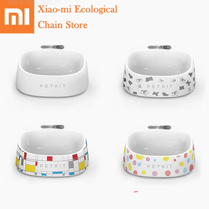 Xiaomi PETKIT миски для собак и кошек умные чаши для взвешивания питомец чашка для питьевой воды антибактериальные для питомцев щенков кошек хранение еды на открытом воздухе