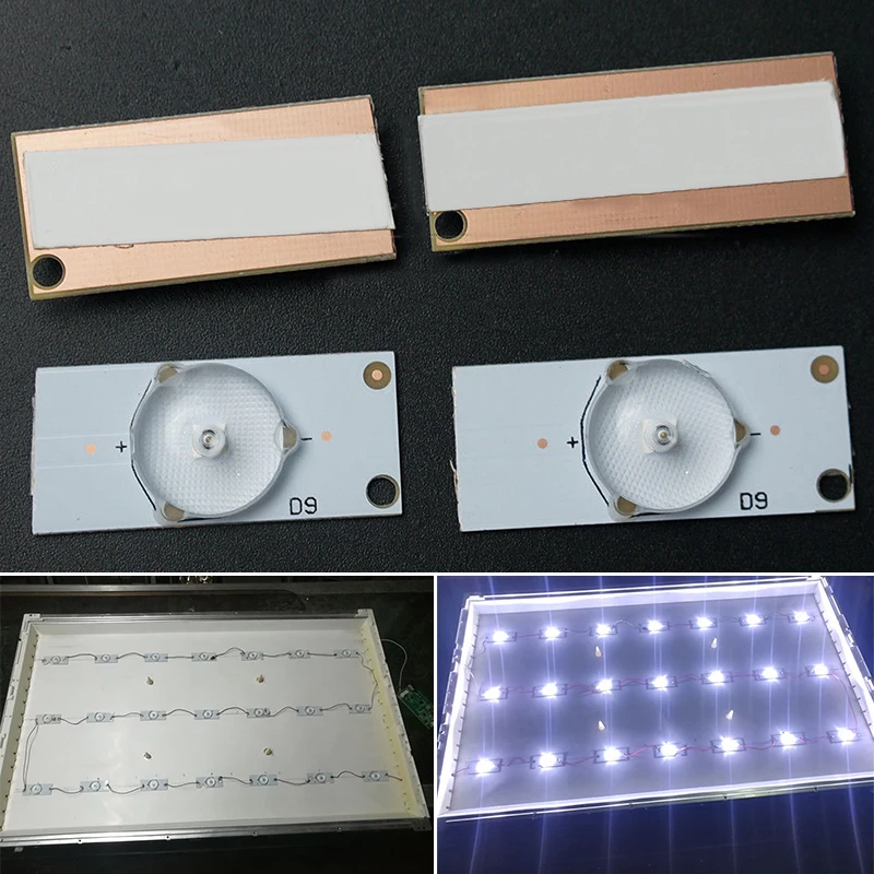 Нам 3V-SMD-Lamp-Beads-with-Optical-Lens-Fliter-for-32-65-inch-LED-TV-Repair-50Pcs