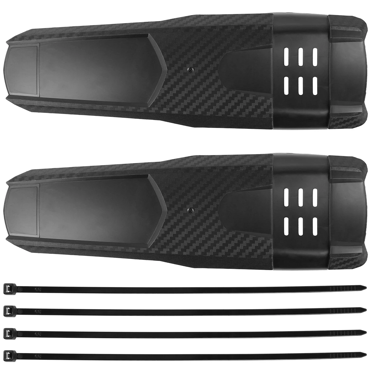 1/2 PCS Bicycle Fender Carbon Fiber Front/Rear Wheel Universal Mudguard MTB Bike Wings Mud Flaps
