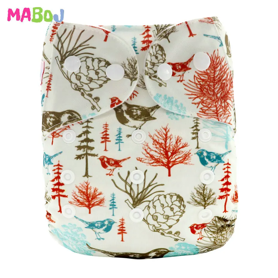 TPD5-1-4 MABOJ Cloth Diaper Reusable Waterproof Digital Printed Baby Cloth Diaper One Size Pocket Baby Nappies Wholesale Fit For 3-15kg - Цвет: TPD5-1-4