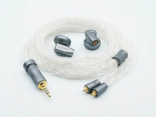 2.5mm Balanced OURART QJ21 флагманский Динамический драйвер DD Hifi музыкальный монитор DJ Studio стерео MP3/4 MMCX HiFi наушники - Цвет: 2.5mm Balanced