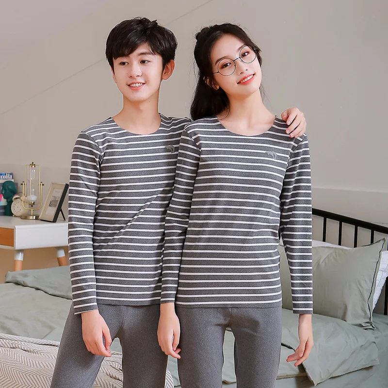 Teen Boys Girls Underwear Set Autumn Winter Cation Pajamas Kids 37&deg; Constant Temperature Thermal Underwear Clothes 12 13 14 Year
