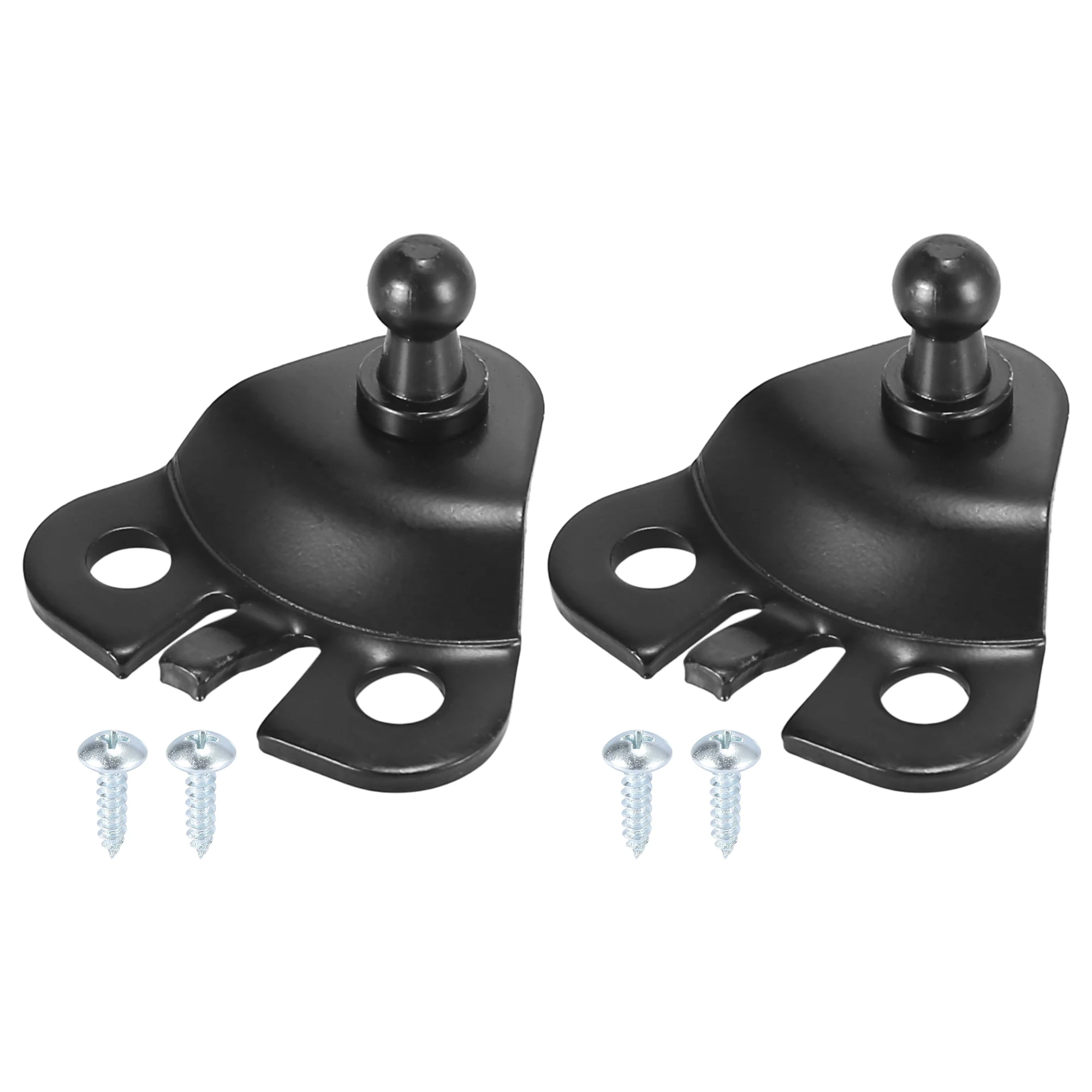 X Autohaux 2 Set 10mm Car Ball Studs Gas Shock Mounting Brackets for Struts Shocks 50x48x21mm |