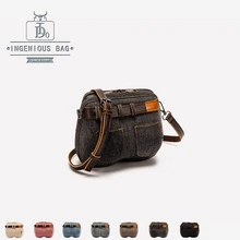 Женские сумки на ремне INS Горячая парусиновая джинсовая Новинка сумка для ягодиц женские Сумки Дизайнерская Сумка через плечо модная сумка-мессенджер с клапаном