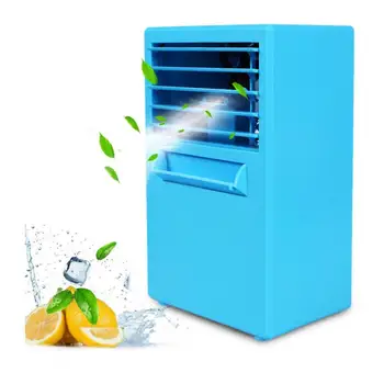 

1PC Air Cooler Mini Portable Air Conditioner Fan Noiseless Evaporative Air Humidifier for Room Office Desktop Nightstand