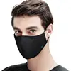 Kpop Cotton Black Mask mouth face Mask Anti PM2.5 dust Mouth Mask with 6pcs Activated Carbon Filter korean Mask Fabric Face Mask 4