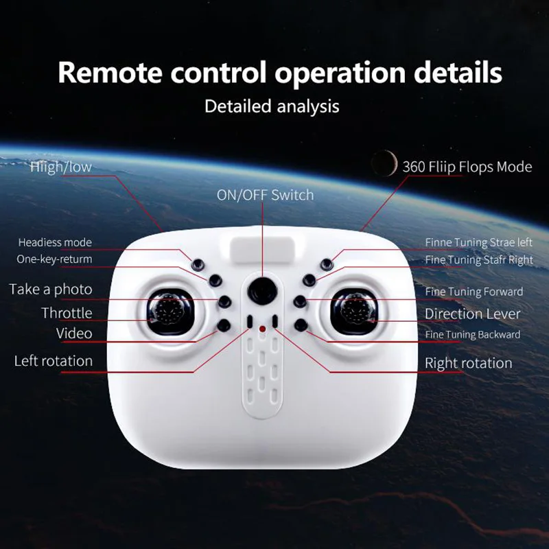 RCtown HJ14W Wi Fi пульт дистанционного управления для аэрофотосъемки Дрон HD камера 200 Вт