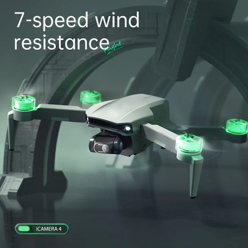 Новинка 2021 Квадрокоптер HR i4 Pro 8K HD с двумя камерами игрушки GPS флуоресцентная
