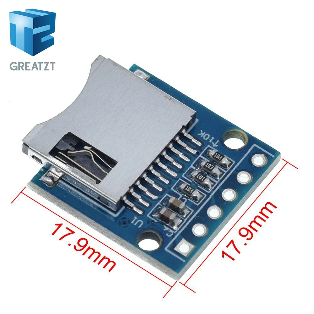 GREATZT 1 шт. плата расширения для хранения Micro SD карта памяти Mini TF с контактами ARM