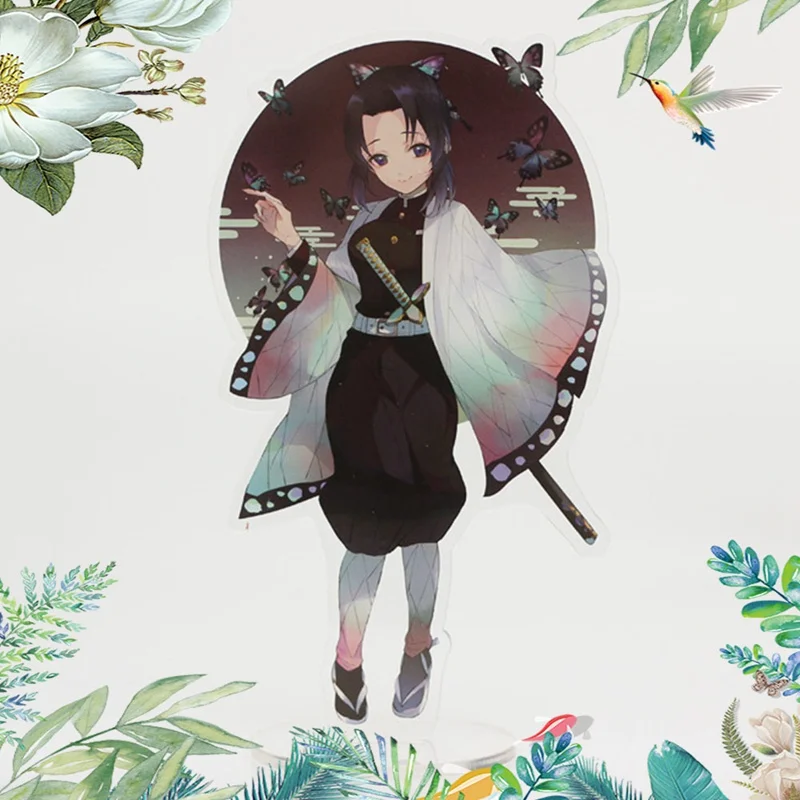 Японское аниме Demon Slayer: Kimetsu No Yaiba Kamado Tanjirou Kamado Nezuko Косплей фигурка на акриловой подставке модель Настольный Декор Игрушка Подарки