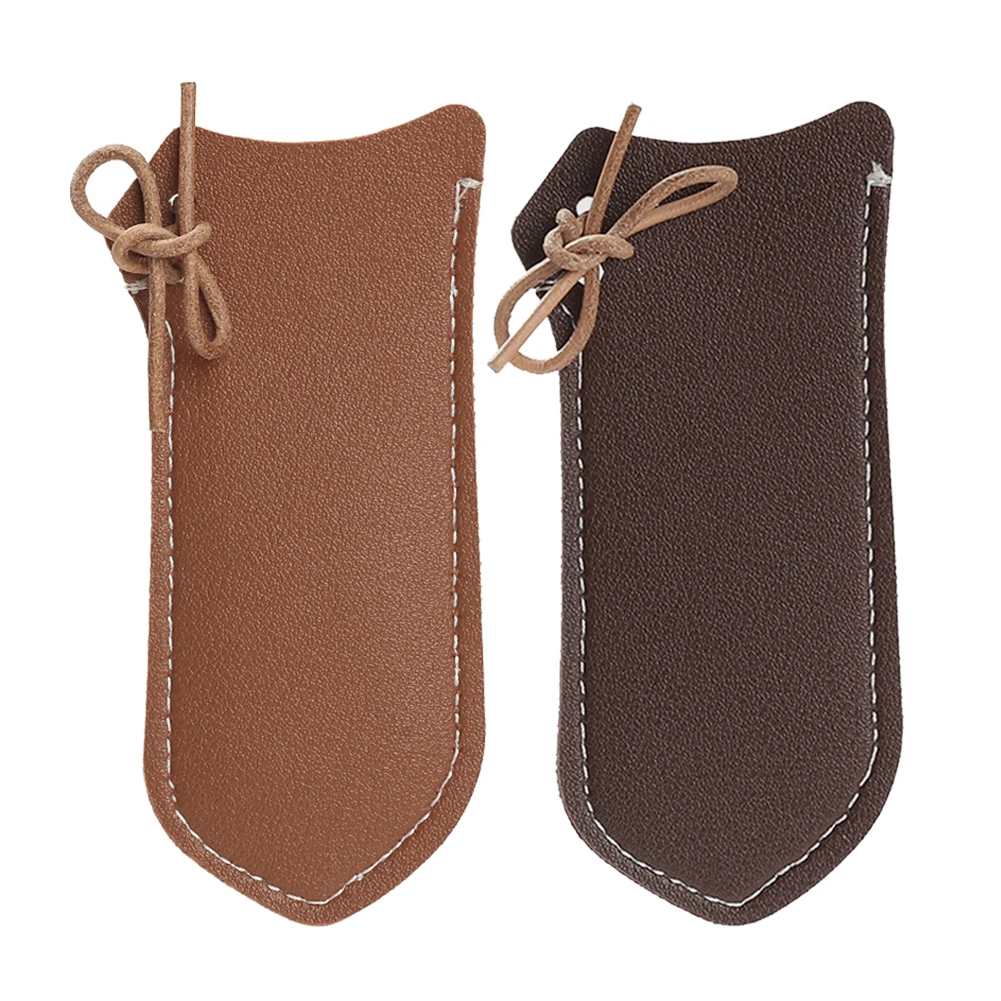 1/2pcs Pan Handle Grip Protective Cover Non-Scald Non-Slip PU Leather Iron Frying Pan Handle Skillet Covers Pot Leather Cover pan handle cover