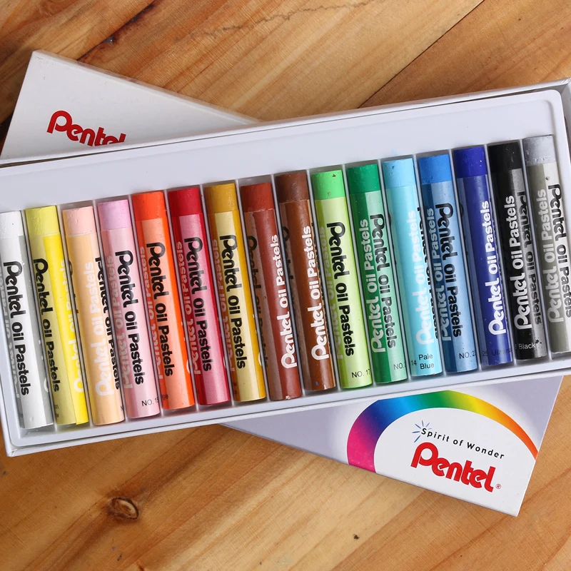 Pentel Washable Oil Pastels 25/36/50 Colors Set25 Colors Set in