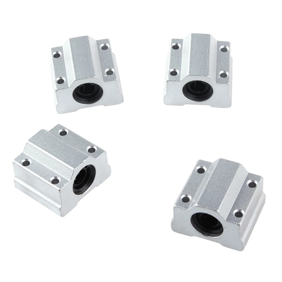 4ST Linearkugellager CNC Teile Gleitbuchse Block for 16 Color : 2PCS, Guide Length : SCS16UU YAYANG Linear Guides Sc16uu Sc20uu 2 20mm lineare Wellenf/ührungsschiene CNC Teile Durable Parts