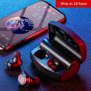 

2019 LIGE Wireless Earphone TWS Sport Bluetooth V5.0 Headset Touch Control True Earbuds Bass 6D Stereo Head-free IPX5 Waterproof
