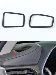 Couvercle de garniture de sortie de climatiseur de tableau de bord avant, accessoires d'intérieur chromés pour Toyota Highlander 2020 2021 2022 
