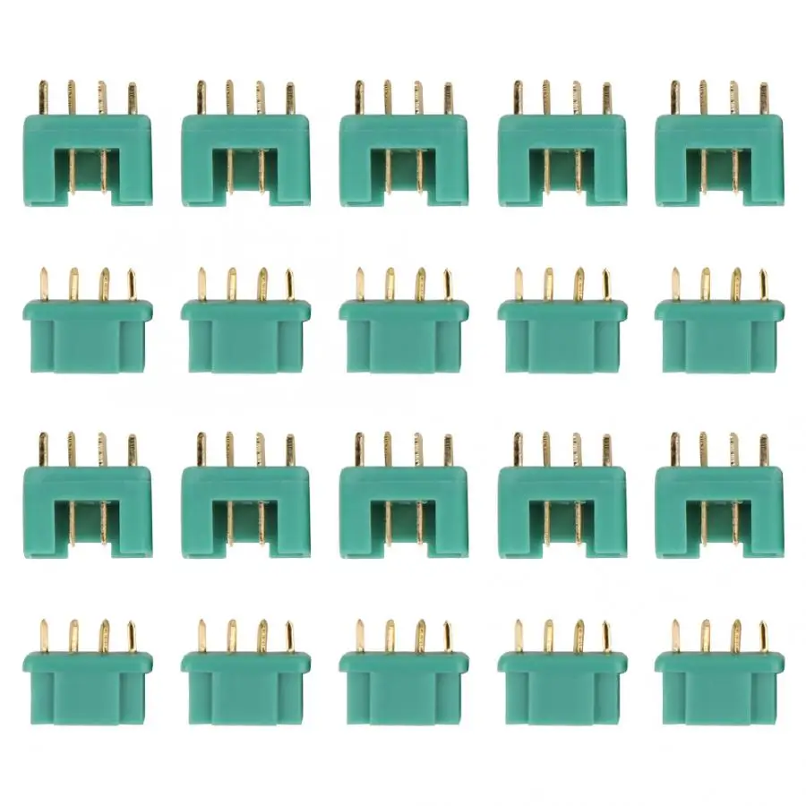 10 шт. 24 К позолоченный 6 Pin 40Amp MP разъем для дистанционного управления автомобиля и