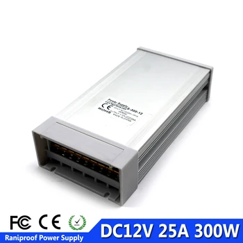 

Small Volume New Model 300W 12V 25A Rainproof Switching Power Supply AC 220V 110V Input to DC12V UPS For CCTV Printer Light