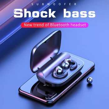 

Wireless Bluetooth headset in ear sports headset magnetic charge bin 8D audio music for all mobile phones