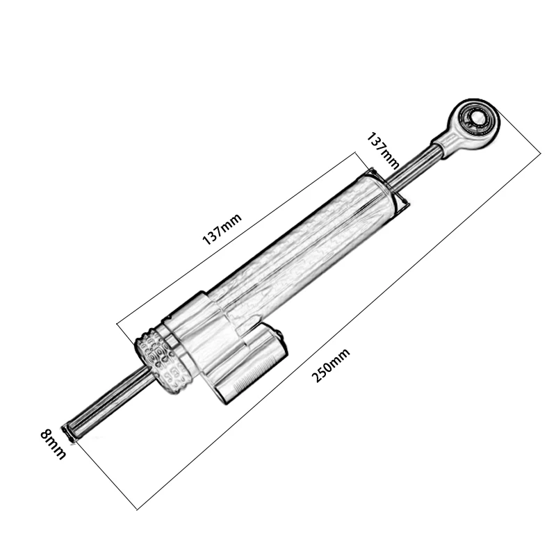 Motorcycle Stabilizer Steering Damper with Mounting Bracket Kit MT 09 Tracer For YAMAHA MT-09 Tracer 2015
