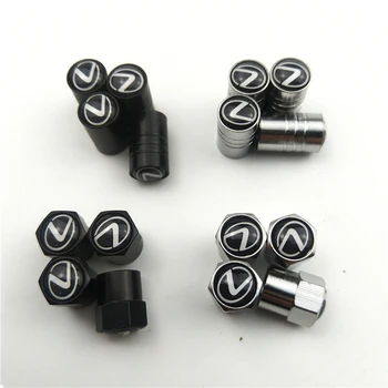 

Car-Styling Car AIR VALVE Caps Emblems Case For Lexus RX300 RX450 IS200 IS250 IS300 GS300 Auto Car Styling