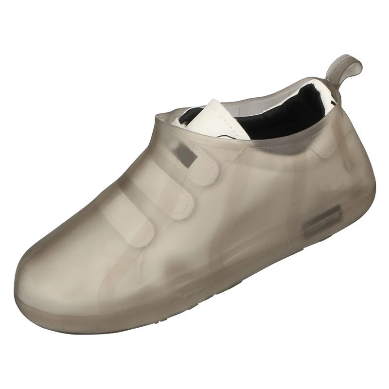 1 пара водонепроницаемое многоразовое покрытие на обувь от дождя резиновые всесезонные Нескользящие непромокаемые сапоги обувь для мужчин и женщин аксессуары - Цвет: Gray