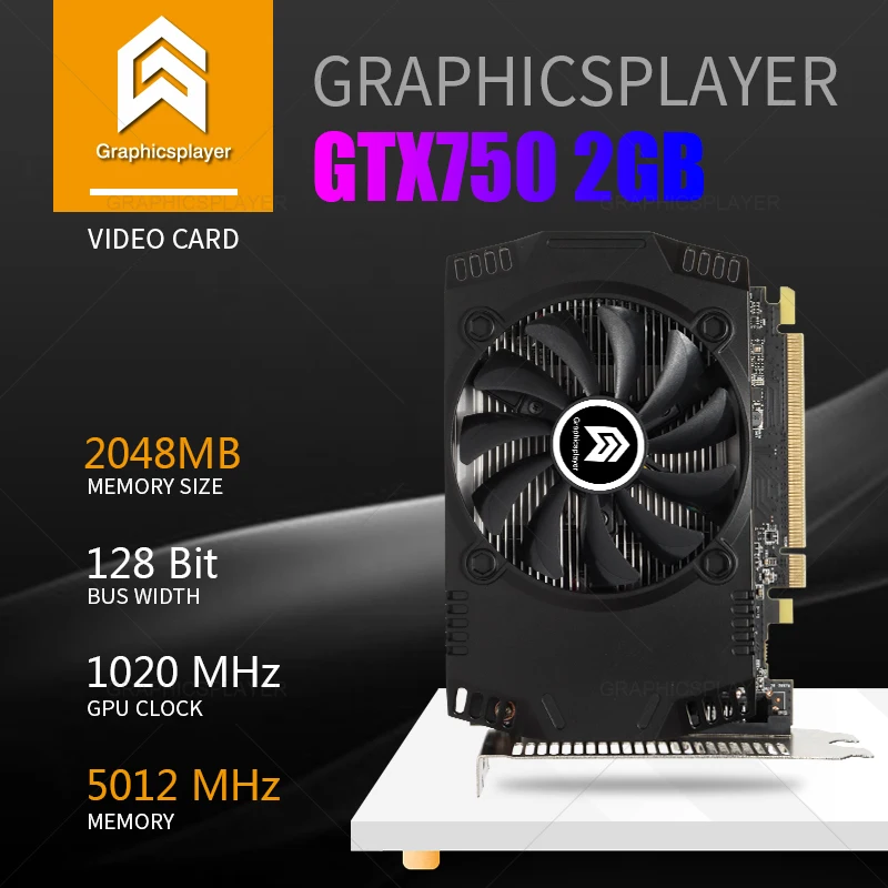 Компьютерная видеокарта GTX750 2048 МБ GT740 GTX650 GT730 2 Гб 128 бит 64 Видеокарта VGA для NVIDIA GTX GT