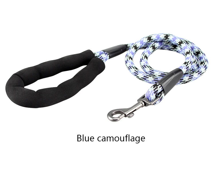 Tuff Dound Original Reflective dog leash running pet Nylon Rope lead leashes Mountain Climbing Rope For Medium Large Big Dog