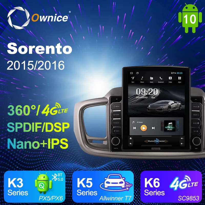 Автомагнитола Ownice 2 Din Android 10 0 для Kia Sorento 2015 2016 автомобильное радио GPS навигация