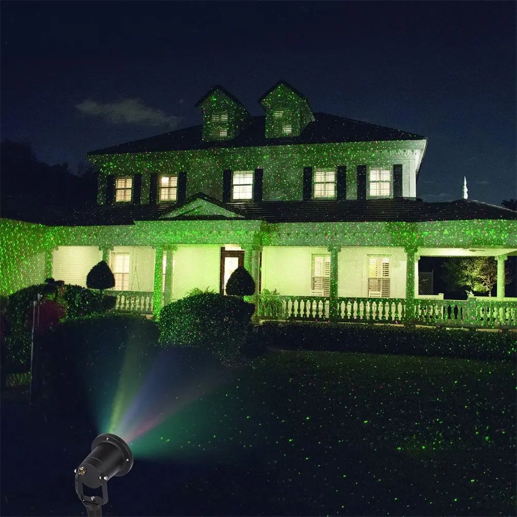 

New Fashionable Style 3 Colors LED Lamp IP67 Outdoor Waterproof Mini Laser Light DJ Home Didco Parties Lights Decoration