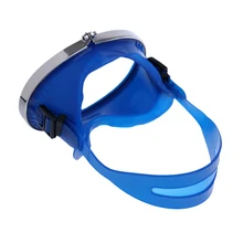 Классическая овальная маска для плавания из силикона и нержавеющей стали-маска для подводного плавания