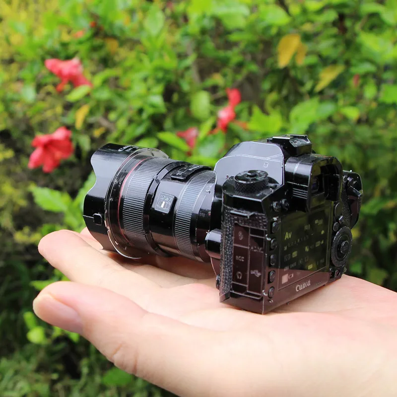 Металлическая 3D головоломка сделай сам модель камеры Canon режущая лучший подарок