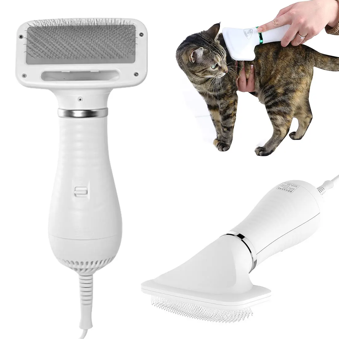 2 In 1 Cane Capelli Asciuga Pelliccia Ventilatore Basso Temprature E Rumore Di Peli Di Animali Domestici Attrezzi Strigliatura E Tolettatura Pettine Per Cani Gatti Di Rimozione Pettine Spazzola Animali Strumenti Dog Dryers 2 In 1 Cane Capelli Asciuga Pelliccia Ventilatore Basso Temprature E Rumore Di Peli Di Animali Domestici Attrezzi Strigliatura E Tolettatura Pettine Per Cani Gatti Di Rimozione Pettine Spazzola Animali Strumenti Dog Dryers