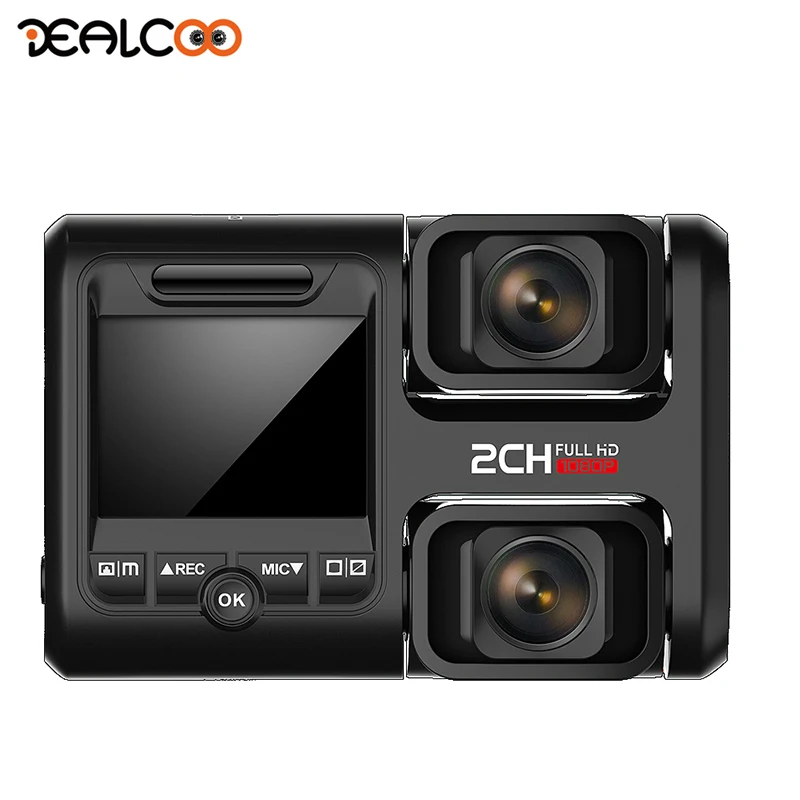 

Dealcoo DVRs Car Camera 4K Dash Cam GPS Dual Lens Car DVR Recorder Camera 4K Dash Cam with Two Cameras Registrar Full HD WIFI