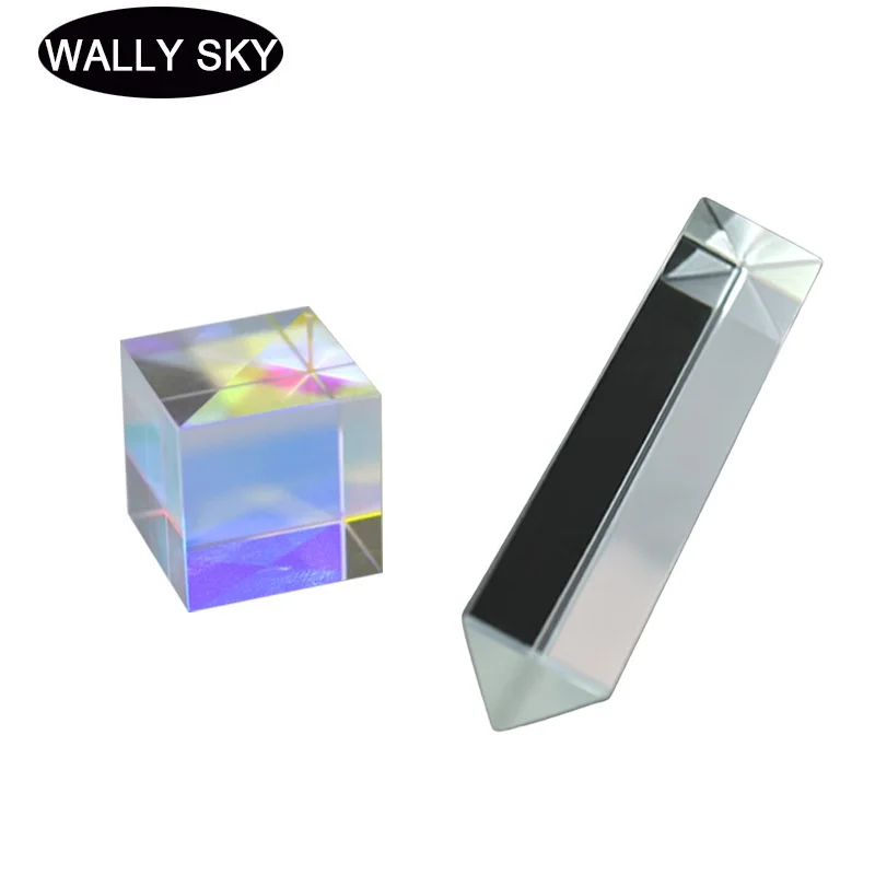 K9 Glass Six-sided Prism Triangular Prism for Taking Photography Paperweight Ornaments Refraction of Light Generate Rainbow