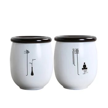 

Tea Jar Ceramic Porcelain Seal Tea Caddy Caddies Container Tieguanyin Pu'er Storage Tank Caddies Teaware Accessories Decor Craft