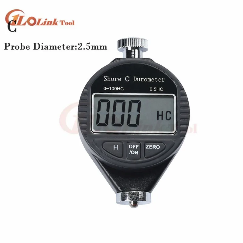 Rubber hardness tester Digital gauge Shore hardness Durometer Digital Hardness Tester Hardness Meter Shore A for Plastic, leather, rubber, multi-resin